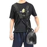 普遍的なガーデニング機械 芝生トリマー ショルダーストラップ草刈機 刈り払い機用 バンド 両肩掛けベルト ガード 腰当付き