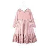 Yiding DRESS ベビー・ガールズ US サイズ: 130cm カラー: ピンク