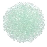 uxcell ガラスビーズ 丸玉 約2000個 穴径1mm 直径3 mm DIY アクセサリーキット クラフト 手芸ビーズ 手作り素材 ミント緑