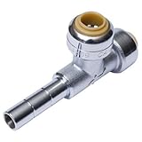 Sharkbite u4358lfa 1 / 2インチby 1 / 4インチby 1 / 4インチpush-fit停止バルブTee