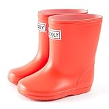 si shu non キッコリー レインブーツキッズ 子供用 19cm オレンジ