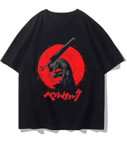 Amazon.co.jp: ベルセルク Tシャツ ガッツ柄 XL : ファッション