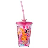 ディズニープリンセス ラプンツェル ストロー タンブラー(ディズニー公式 Disney カップ コップ グッズ)