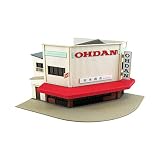 さんけい(Sankei) 1/150 なつかしのジオラマシリーズ バイク屋 ペーパークラフト