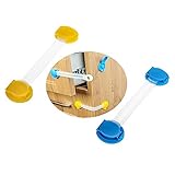 子安全ラッチキャビネットの安全ロック引き出し赤ちゃんのProof食器棚、アプライアンス、トイレシート、オーブン、冷蔵庫、調節可能、NO DRILLING