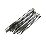 Homyl 高品質　5本　HSS製　超硬バー　メトリックテーパプラグタップ　ネジ　ドリルビット