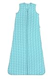 Slumbersac KidsSleeping Bag Standard Weight approx. 2.5 Tog - Simply Teal Stars, 3-6years/130cm by S