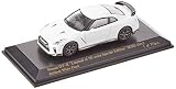 CARNEL64 1/64 ニッサン GT-R Limited of 50 units Special Edition (R35) 2019 Brilliant White Pearl 完成品 CN640034