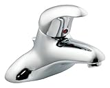 Moen 8414 Commercial M-Dura 4-Inch Centerset Lavatory Faucet with Drain 2.2 gpm, Chrome [並行輸入品]