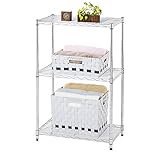 ドウシシャ メタルラック エコノミーシリーズ 3段 ルミナスパーツ互換品 ポール径19mm 幅59.5×奥行34.5×高さ90.5cm EL1990603N