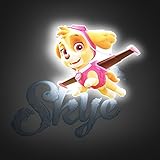 Paw Patrol Skye Mini 3d壁LEDライト