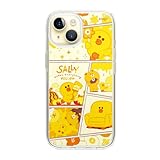 【elago】 iPhone 15 対応 ケース ラインフレンズ 公式 ライセンス MagSafe 対応 耐衝撃 スマホケース [ Apple iPhone15 アイフォン 15 対応 ] iPhone 15 Case LINE FRIENDS YELLOW SALLY サリー