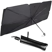 Amazon | 車用サンシェード 傘式 設定簡単 遮光フロントシェード 高  