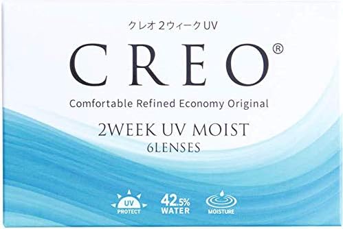 クレオ 2ウィークUVモイスト 6枚 1箱 (2週間使い捨て コンタクトレンズ )【BC】8.7 【PWR】-3.75 - 1