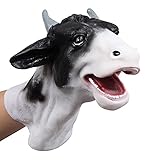 POTOJP 指人形 シリカゲルの人形 シミュレーション 動物指人形 マペットおもちゃ 縫いぐるみ 子供大好き 安心 物語 童謡 おとぎ話 教育ハンドトイ 知能・五感 を育てる 動物 ごっこ遊び プレ