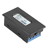Akozon LCDデジタルバッテリ容量モニタデジタルリチウムバッテリ電圧電流電気量放電耐性エステル電圧メータモニタ