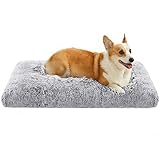 FEANDREA ペットベッド 犬猫用 洗える ふわふわ 犬 クッション 滑り止め 幅広い用途 キレイ 中小型犬用ベッド 95×60×10cm PGW202G01