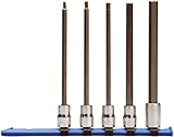 Wright Tool 361 3/8 Drive Metric Hex Bit Socket Set, Long Length (17-Piece) by Wright Tool