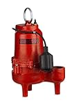 Red Lion RL52WAM 1/2-HP 9000-GPH Cast Iron Sewage Pump with Tethered Switch [並行輸入品]