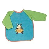 Bolin Bolon 1357779011200 Bib Embroidered with Sleeves Bee 80 % Cotton and 20 % Polyester Blue by Bo