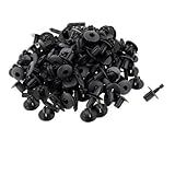 7.5ミリメートル穴プラスチックリベット自動車ドアトリムパネルリテーナクリップファスナー100個