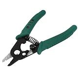 uxcell　ワイヤーストリッパー　光ファイバーストリッパーカッター　スプリング　プライヤーハンドツール　15cm長