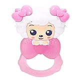 ベビーおもちゃプラスチックSheep Patten Baby Rattles Baby Teether (マルチカラー)