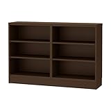 岩附(IWATSUKI) 書棚 ダークブラウン 高さ75cm 幅120 奥行29.5 レギュラー 幅木よけ加工有り 日本製 CS-W120-H75RHDB