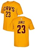 NBAレブロン・ジェームズCleveland Cavaliers Youth Gametime HDゴールドScreened選手Tシャツ XL ゴールド