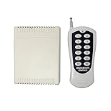 LILLYエレクトロニクス DC12V12 CHレシーバーRF12ボタンリモコン周波数433MHzの