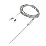 uxcell 熱電対　地球熱電対プローブ　Kタイプ　100mmx1.5mm　温度コントローラ　2M