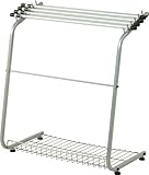 FBC 新聞ラック (下棚付) スチール製 (グレー) NB0302