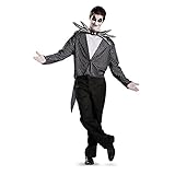 The Nightmare Before Christmas Jack Skellington Adult Costume クリスマスジャック?スケリントン大人用コスチュームナイトメアー?ビフォア♪ハロウィン♪サイズ:Standard One-Size