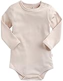 [Vaenait Baby]100%綿ベビー服男女兼用ロンパース肌着ボディスーツカバーオール Round Simple Ivory L