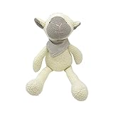 ウィーゴアミーゴ Weegoamigo ぬいぐるみ ヒツジ 洗える あみぐるみ Pearl Knit Toy Lamb