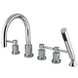 Kingston Brass KS83215DL Concord Roman Tub Filler 5 Pieces, Polished Chrome [並行輸入品]