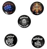 モーターヘッド・MOTORHEAD・ENGLAND BUTTON BADGE SET 缶バッジセット(5個入り)