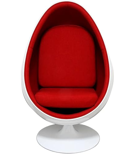 ボールチェア Sessle Eye ボールチェア エーロ・アールニオ 色ホワイト×レッド