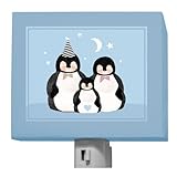 Oopsy Daisy Penguins Night Light Blue Pitter Patter Penguins 5 x 4 [並行輸入品]