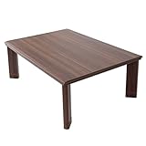 タンスのゲン こたつ 長方形 105 ウォールナット調 継ぎ脚 『ウォルスター』 6814010900