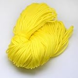 パラコード 4mm 30m 紐 コード ロープ アウトドア キャンプ DIY ハンドメイド クラフト用 アクセサリー マクラメ (イエロー) [並行輸入品]