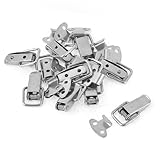 uxcell キャビネットスプリングロード金属トグル ラッチ キャッチ 4.5 cm 長さ 11 セット