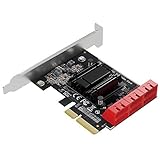 AREA SATA3×6ポート 増設 PCI Express×4ボード 増設ボード 拡張ボード 大型ヒートシンク搭載 ブートドライブ対応 ロープロファイル対応 SD-PE4SA-6L (通常パッケージ)