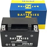 Z BATTERIES バイクバッテリー YTX7A-BS ユアサ 互換 ZTX7A-BS シールド型 AGM 充電済み FTX7A-BS STX7A-BS BMX7A-BS GSX400インパルス バンディット250V
