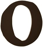 New Arrivals The Letter O, Chocolate Brown by New Arrivals [並行輸入品]