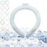 シシベラ クールネックリング 28℃ 自然凍結 24年80%大増量 ネッククーラー アイス クールリング 首掛け 冷却 暑さ対策グッズ 繰り