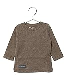 (アピーベビー)apibaby ベビー キッズ 長袖　Ｔシャツ オーガニックコットン Basic Collection 70cm ブラウン
