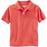 OSHKOSH(オシュコシュ) ピケポロ コーラル トップス半袖シャツ 2歳【並行輸入】