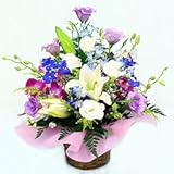 アレンジメント ファミリア　　【花 ギフト 宅配 弔事 御供 法要 命日 四十九日 弔花 送料無料 翌日配送】