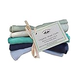 ポンチョベビー Poncho Baby ベビー用ウォッシュクロス 5枚セット オーガニックコットン100%